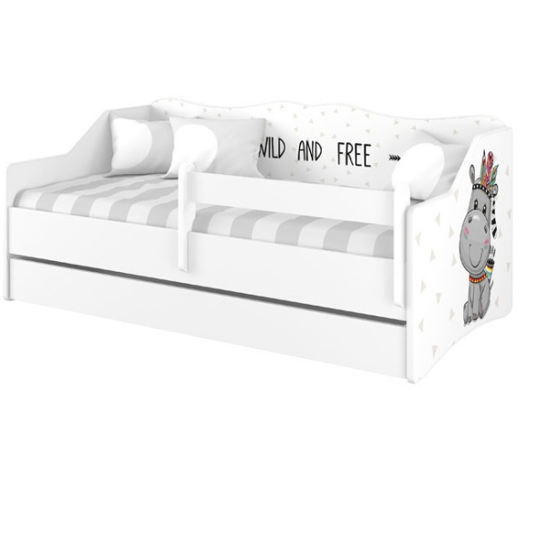 Кровать тахта Бегемотик 200x90 с ящиком