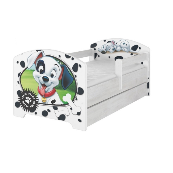 Кровать Далматинец 160x80 140x80 140x70 160x70 с ящиком  и матрастм Vegas Jolly